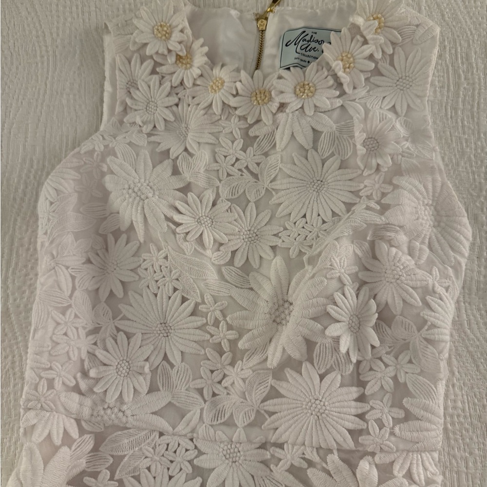 Kate Spade White Floral Dress w/ Pockets
